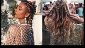 Ξανθά μαλλιά και φεστιβάλ Διασκέδαση: Μποέμικο χτενίσματα για λάτρεις της μουσικής